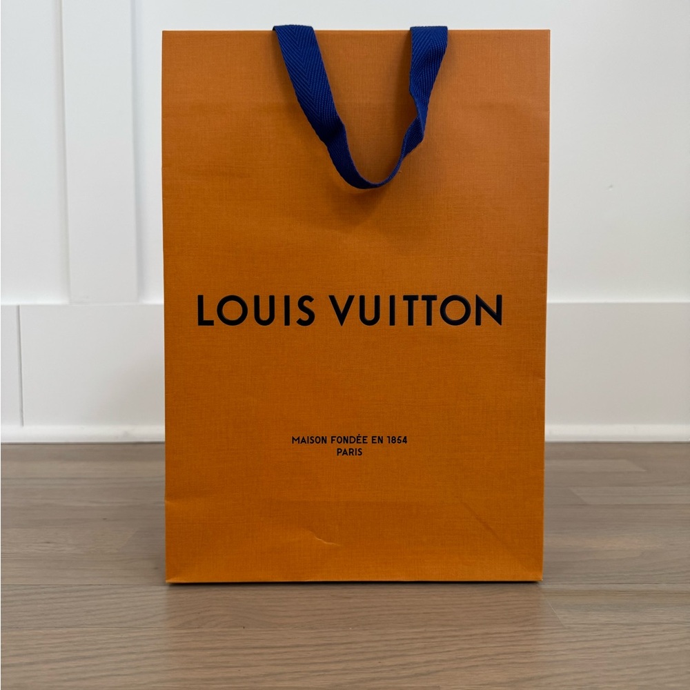 Louis Vuitton Orange Shopping Bag